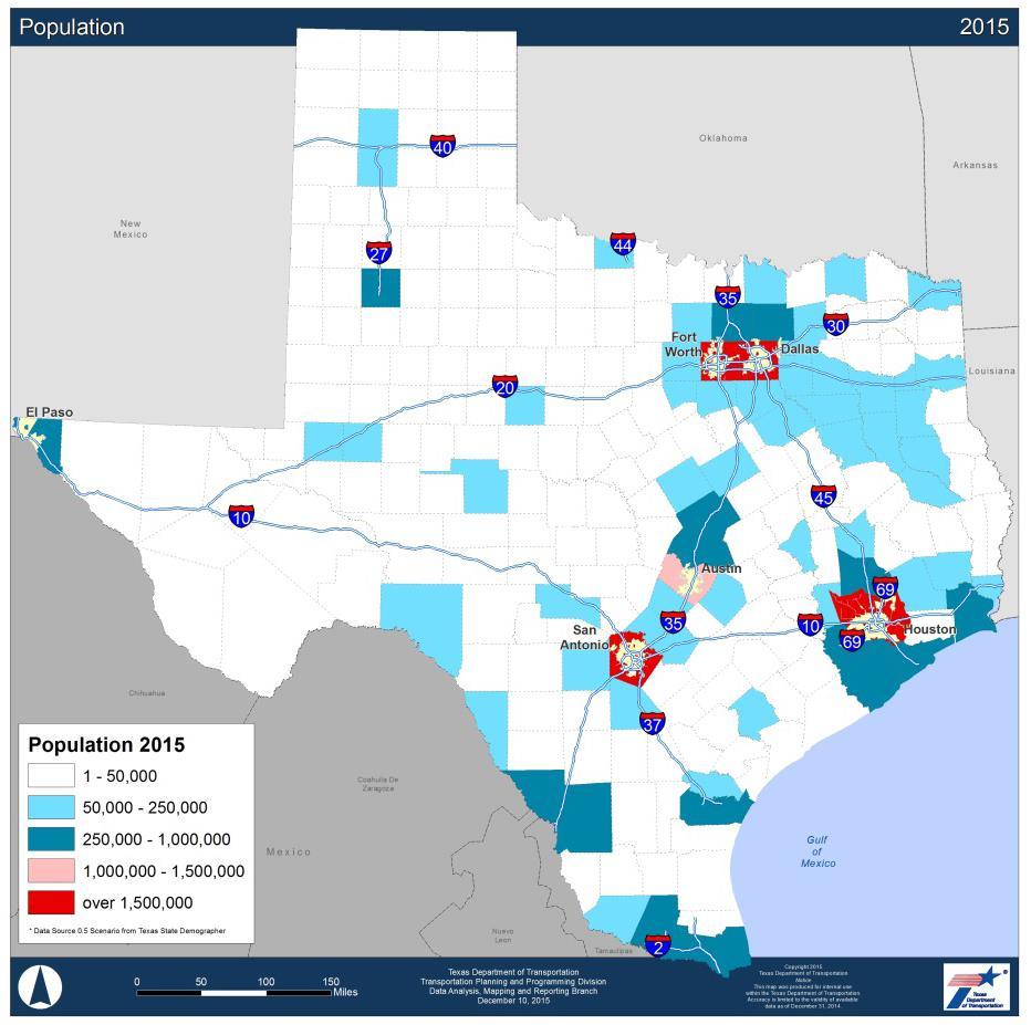 Highway Transportation in Texas: Today and Our Future In 2015, the state