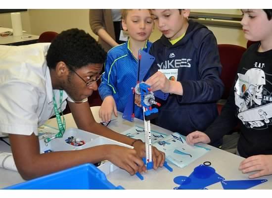 Each workshop offers hands-on experiments to explore various science concepts. Topics include robotics, environmental science, engineering and electricity!