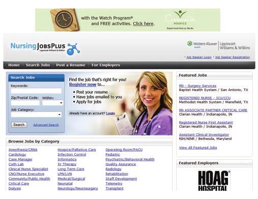 Examples Featured Jobs & Search NursingJobsPlus offers