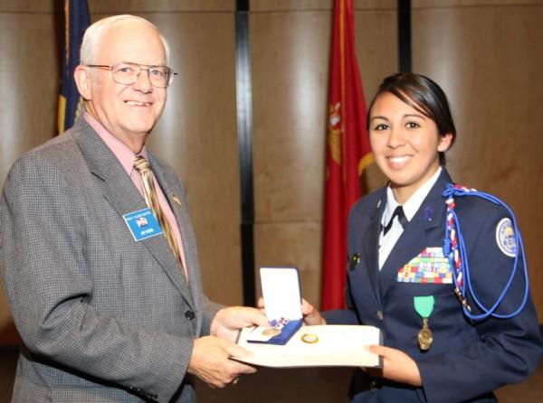 The Alamo Chapter provided medals to 74 high school JROTC units and to five universities. In addition, we presented gold bar packets to more than 80 ROTC graduates at area universities.