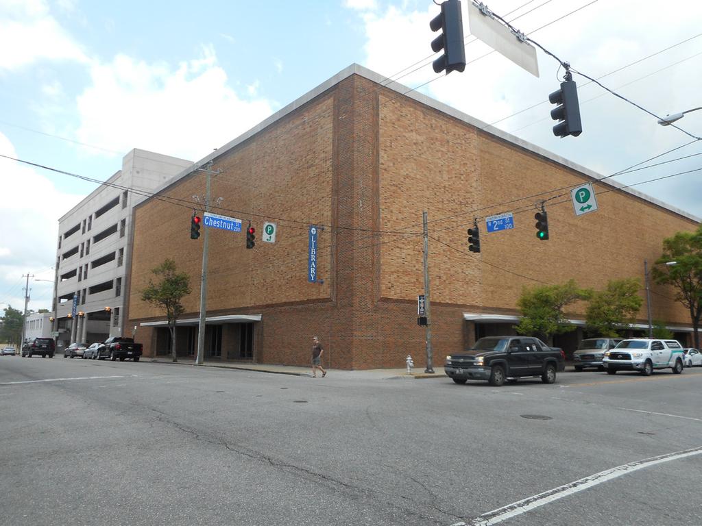 Figure 5: Photograph of the southwestern corner of the site at 2nd Street and