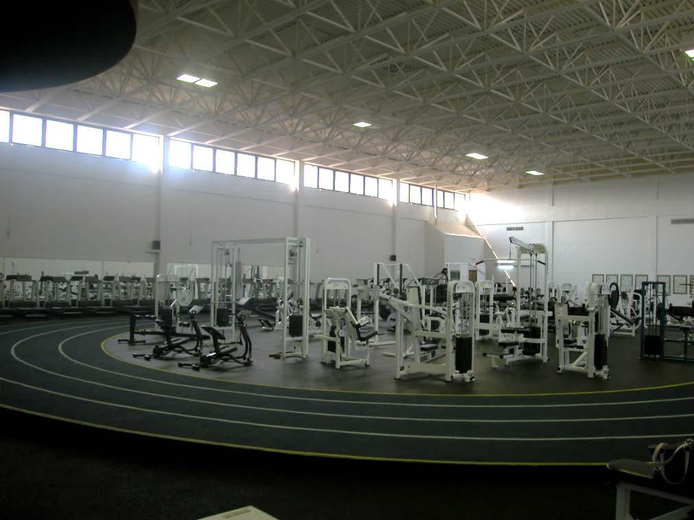 LSP Training Academy Resistance Training / Cardio Room Full Size Gym Indoor Track