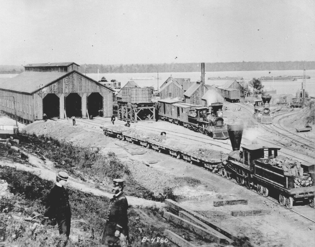 THE RAILROADS GAVE THE NORTH A SIGNIFICANT ADVANTAGE DURING THE CIVIL WAR IN TERMS OF TRANSPORTING TROOPS AND SUPPLIES.
