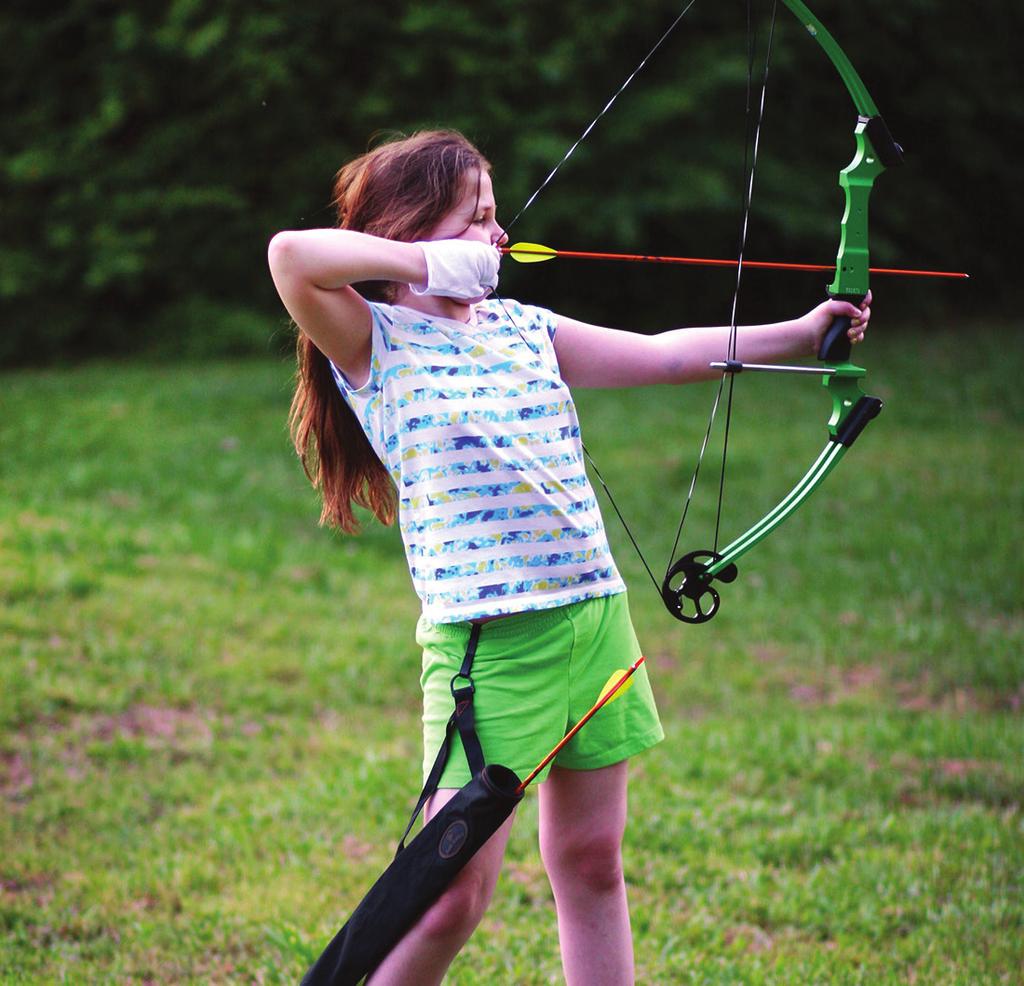 YOUTH ACTIVITIES AND CLINICS BEGINNER ARCHERY Get introduced to the wonderful sport of target archery.