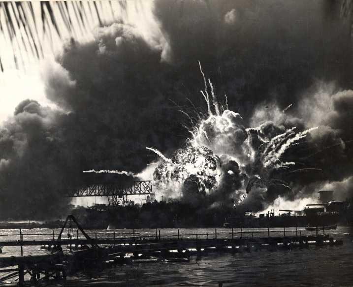 Pearl Harbor, December 7, 1941 Burns already recognized as a major new problem in warfare (Blitz