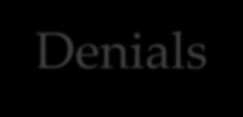 Denials Payers often believe that services rendered were unnecessary because: o There