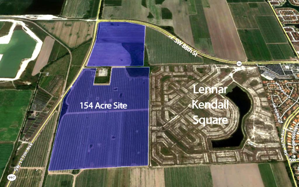 Project Description - Kendall Corridor North Location: Description: Total Land Area: GPS - N 25.68657 W 80.