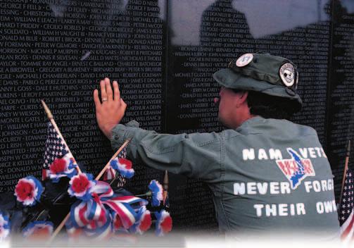 History The Vietnam Veterans Memorial in Washington, D.C., designed by Maya Lin, carries the names of more than 58,000 Americans who died in Vietnam.