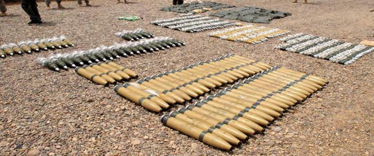 Iranian munitions seized by MND-B Soldiers in Rashid 95% Brand New.