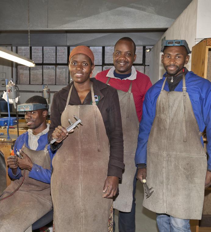 Barberton Mines The Barberton Mines Transformation Trust (BMTT) hosted its first annual general meeting in October 2015 The Sinqobile Skills Development Centre continued to provide accredited