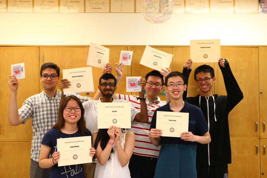 CHEMISTRY NEWS CHEM 13 University of Waterloo Contest Results: Over 2100 students took part in the grade 12 CHEM 13 international contest hosted by the University of Waterloo.