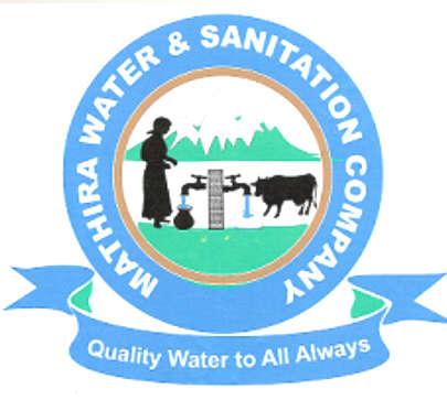 MATHIRA WATER AND SANITATION COMPANY LIMITED REGISTRATION OF SUPPLIERS FOR GOODS, SERVICES & WORKS COMPANY NAME: CATEGORYNUMBER:. CATEGORYDESCRIPTION:.