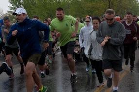 Over 150 members of the Idaho Army and Air National Guard and Naval Reserves, participated in the first annual 5K run to