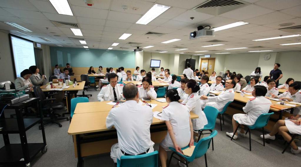 Photo : Ward Manager Meeting, New Territories West Cluster, Hong Kong Conducted a
