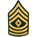 Master Sergeant (MSG) E-8 NCOIC at battalion and brigade First Sergeant (1SG) E-8 Senior NCO in a company; advisor to the commander Sergeant Major (SGM) E-9 Principal advisor on a battalion and
