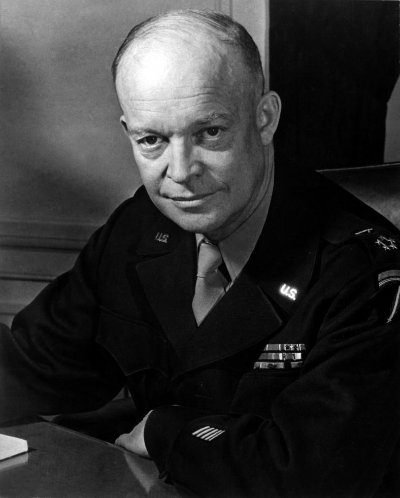 Dwight Eisenhower 5 Star General Supreme Commander of Allied forces in