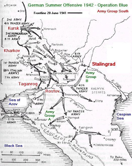 Map of the 1942
