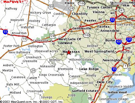 Regional Context and Historical Overview Regional Context Prince William County The City of Manassas Park is located approximately 26 miles southwest of Washington, DC and is bounded by Prince