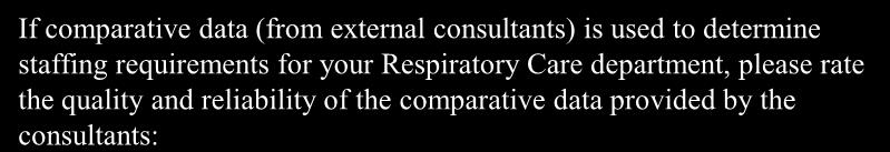 If comparative data (from external consultants) is used