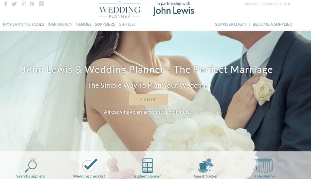 Wedding Planner: Wedding Planner is an online wedding-planning platform that helps couples organize their wedding by providing free planning tools alongside integrated supplier recommendations and