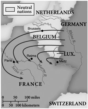 The Schlieffen Plan Verdun February, 1916 Ten months