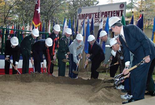 t Groundbreaking ceremony for the Military Advanced Training Center (also known as the