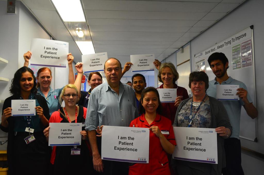 Picture: Staff reaffirming their commitment making sure patients