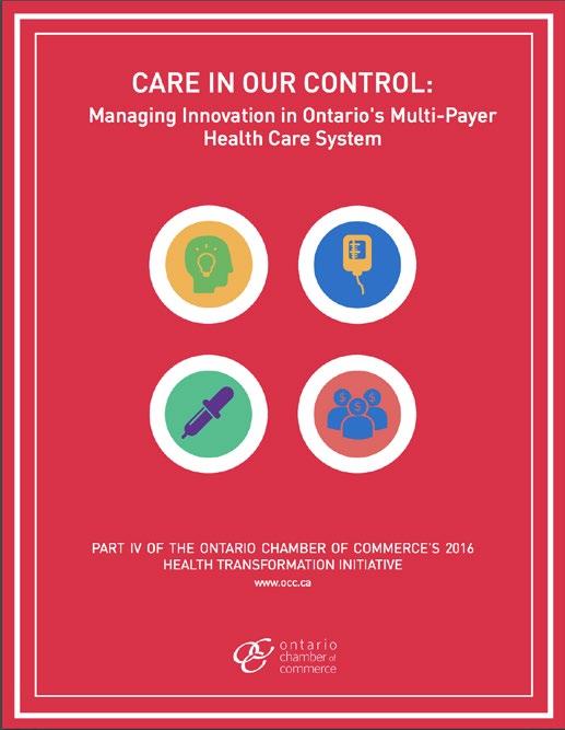 This report examines how Ontario s capacity to capitalize, commercialize, and adopt innovation is challenged thanks to a lack of access to capital, talent, and the public market.
