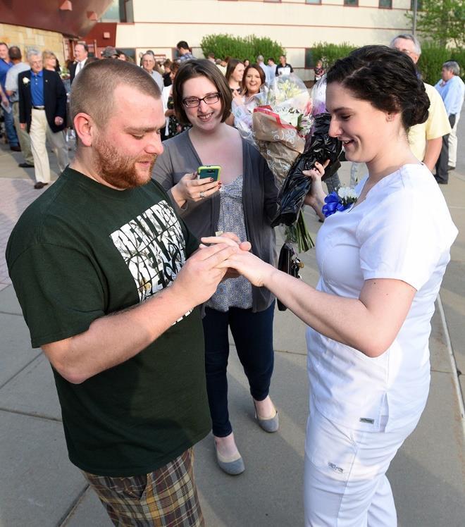 Yes! Laux, 23, of Ford City, exclaimed to Brandon Skomo, 25, of Kittanning. Yes! Sheaffer, 21, of Butler, cried to Jordan Blum, 23, of Butler. Yes! Laux said to that job offer as a telemetry nurse in Allegheny County two weeks earlier.