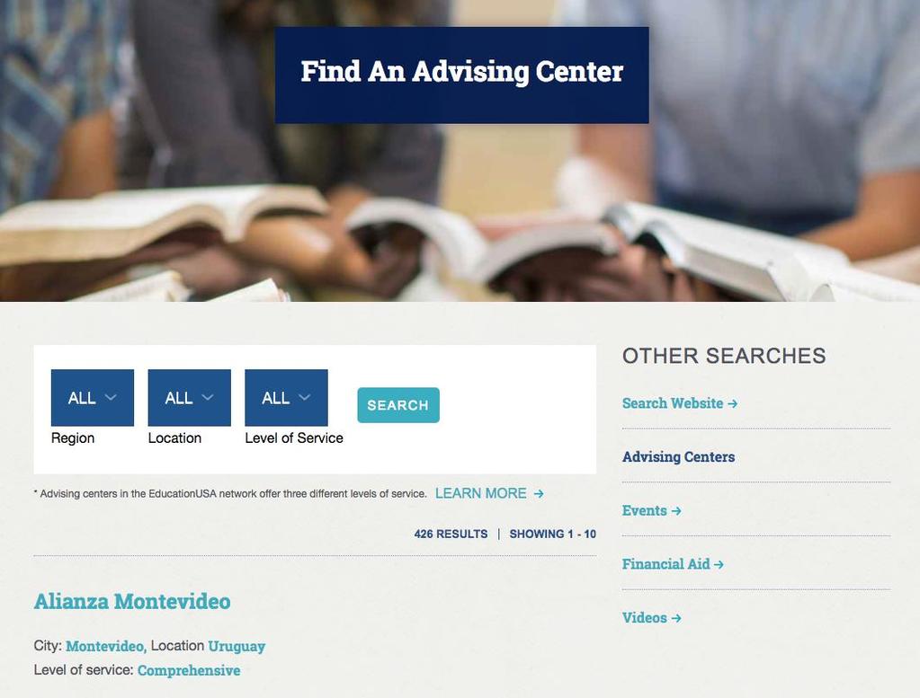 http://www.educationusa.state.gov Online Services for U.S. Higher Education Professionals - Request a U.