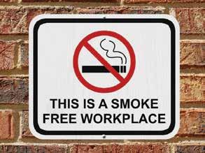 We work with business owners to ensure compliance and to protect employees and patrons from the health hazards of secondhand smoke. Please call 1-800-559-OHIO (6446) to report complaints.