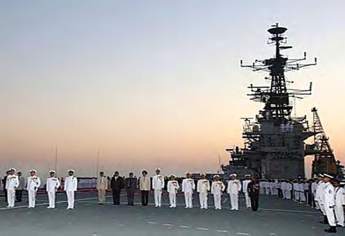 Mar 17, in a solemn yet grand ceremony at Naval Dockyard, Mumbai.