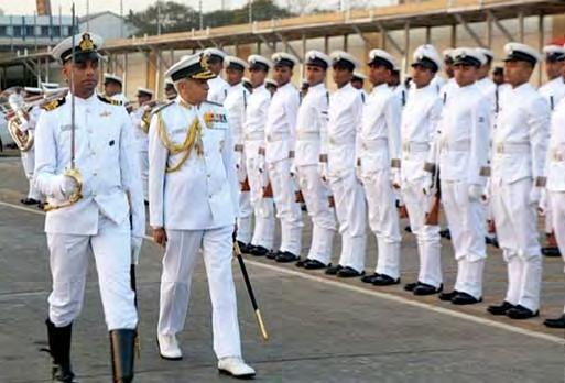 The Chief of the Naval Staff, Admiral Sunil Lanba, who was the second Commanding Officer of Kakinada, was the Chief Guest for the
