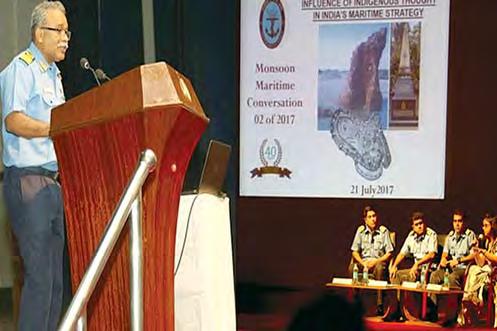 The second Maritime Monsoon Conversation was conducted by Maritime History Society (MHS), Mumbai on 21 Jul 17 on the