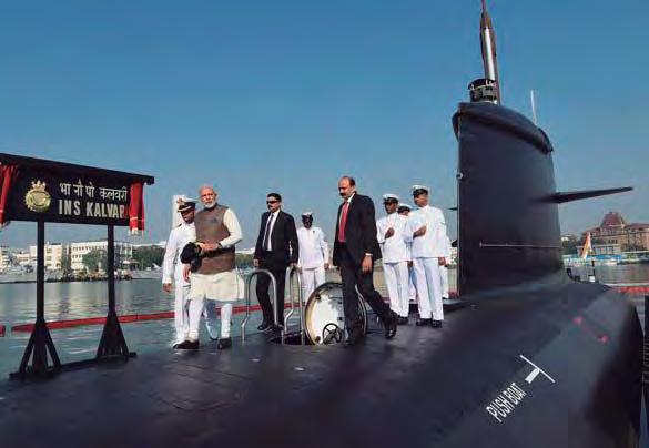 old veteran, I was proud to attend the Submarine Golden Jubilee Celebrations at Visakhapatnam (5 to 9 December 2017), and witness the President's Colours presentation ceremony.