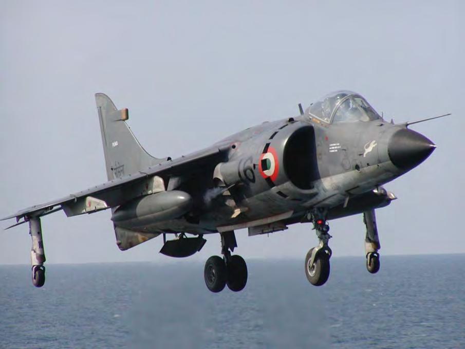Vikrant and Viraat, where the use of ski jump allowed them to take-off from a short flight deck with a heavier load, although they could also takeoff like a conventional loaded fighter from a normal