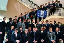 Expansion to me that becoming a Phi Delt is so much more than the stereotype frat boy. PDT puts a strong emphasis on morals, community, philanthropy and leadership.