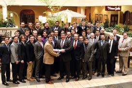 Expansion On Thursday, December 12, 2013, 43 young men were initiated into The Bond of Phi Delta Theta.