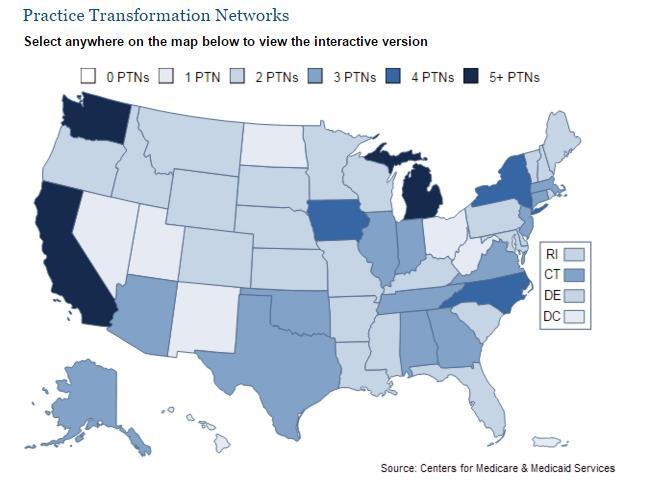 Transforming Clinical Practice Initiative 29 Practice Transformation Networks (PTNs) The Care Transitions Network is: The only PTN focused on