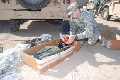 Highlights of the Command During OEF Build I and II, the battalion repaired, processed, and provided more than 63,251 pieces of rolling and nonrolling stock in support of DTS and, ultimately, the