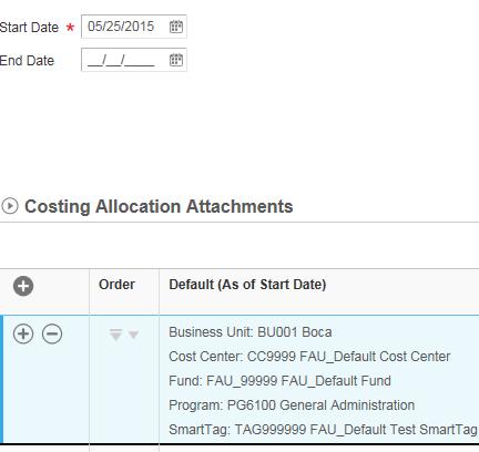 WD HCM Core: Assign Costing Allocation 9. Click Submit.