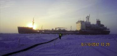 TASK FORCE MEMBER AGENCY ACTIVITIES AND ACCOMPLISHMENTS winter fuel shortage in Nome, Bonanza Fuels, through Vitus Marine LLC (Vitus), hired the icestrengthened tank vessel R e nda to deliver