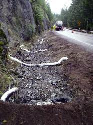was established. During the severe winter storm and flooding event, both the Highway 22 spill.