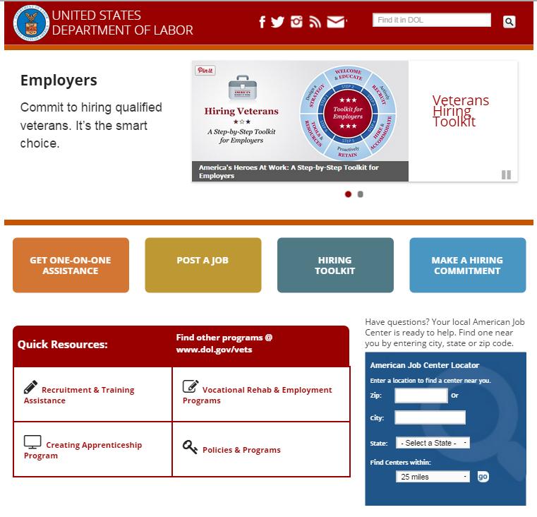 Job Bank/ Post Jobs National & Regional Contacts One-on-One Assistance Quick Links Local American Job Center Locator Post a job Key Points