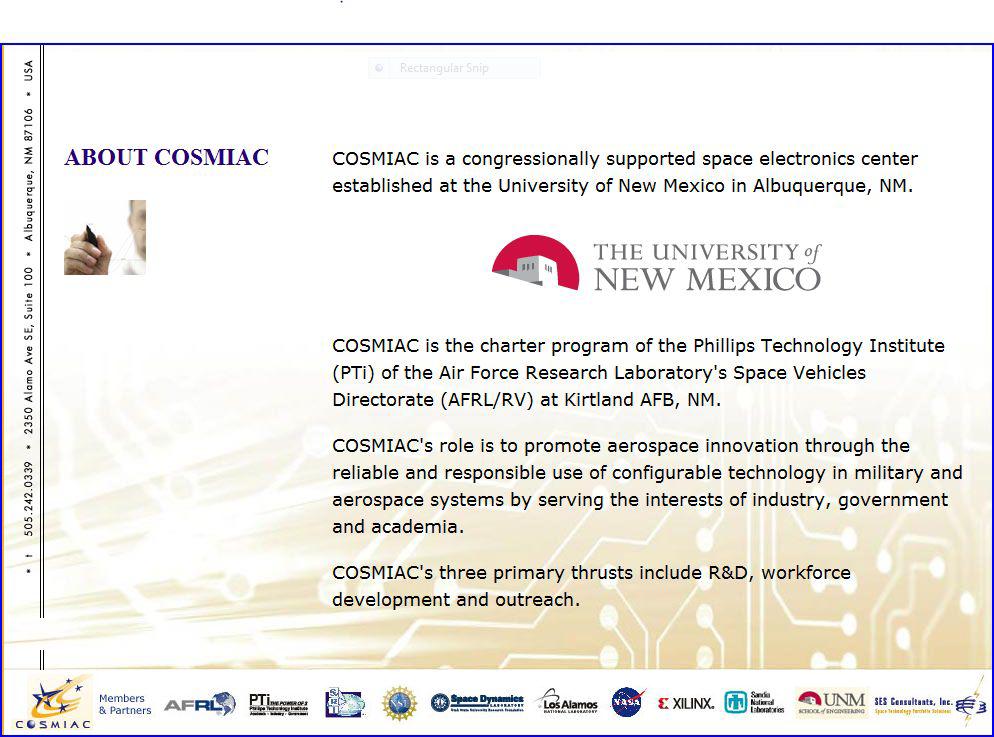 Configurable Space Microsystems