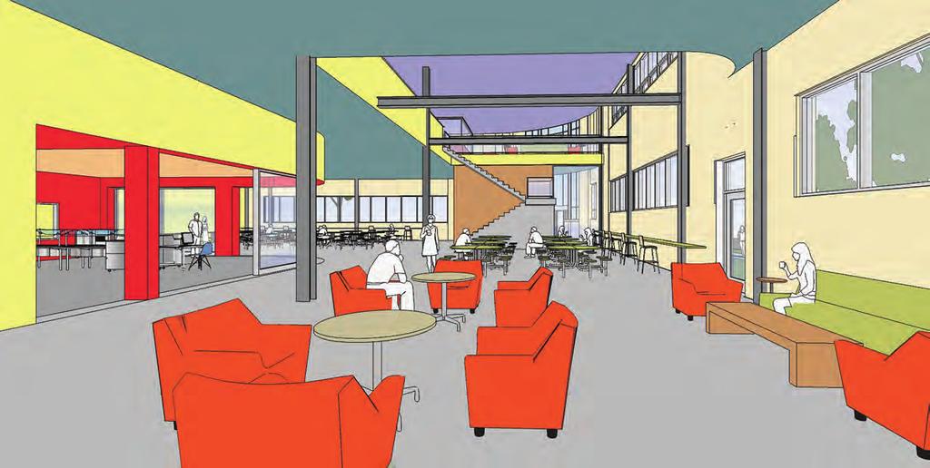 Highlighted project: Hiawatha Collegiate High School Hiawatha Collegiate High School rendering.