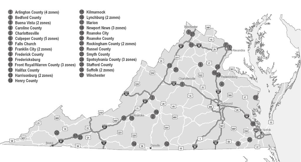 9 Technology Zones Technology Zones Virginia cities, counties and towns have the ability to establish, by ordinance, one or more technology zones to attract growth in targeted industries.