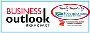 BUILD february 2017 Business Outlook Breakfast The Business Outlook Breakfast is an annual event at which the Chamber welcomes top business leaders to hear about the economic