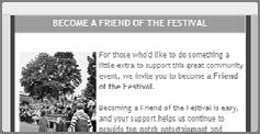 Friends of the Festival $100 =