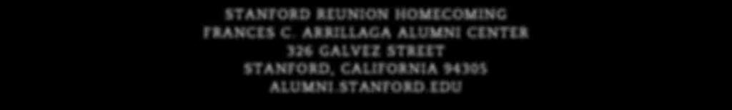 Arrillaga Alumni Center 326 Galvez Street Stanford,